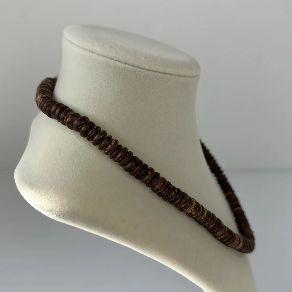 Silpada Dark Brown Bamboo Bead Necklace‎ N0833